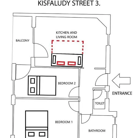 Apartman Two-bedrooms Cbd Bp *